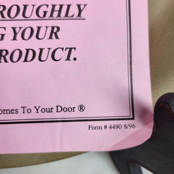 VTG Pampered Chef Stoneware Pie Plate 10" Cream Round Deep Baking Dish 1996 - Picture 6 of 11